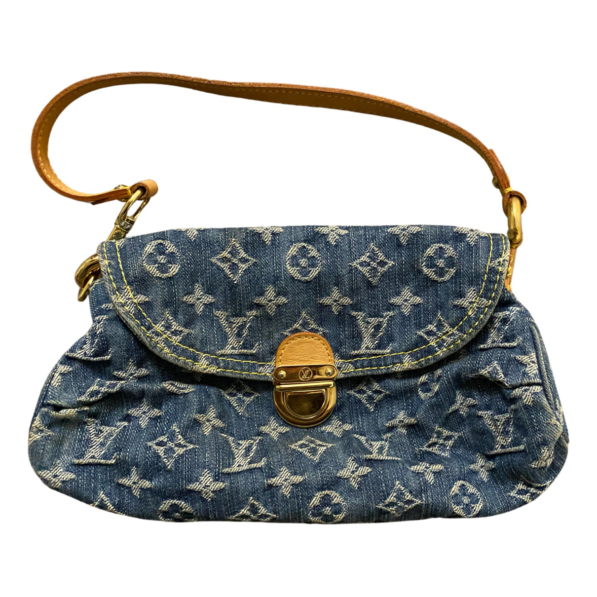Baggy handbag Louis Vuitton Blue in 